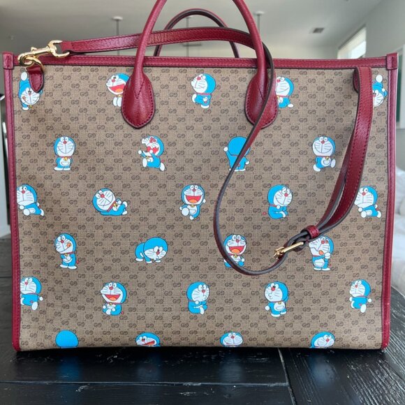 ⭐ ITEM: Gucci x Doraemon Large Tote (Limited Edition 2021 Lunar New Year Collect - Picture 11 of 14